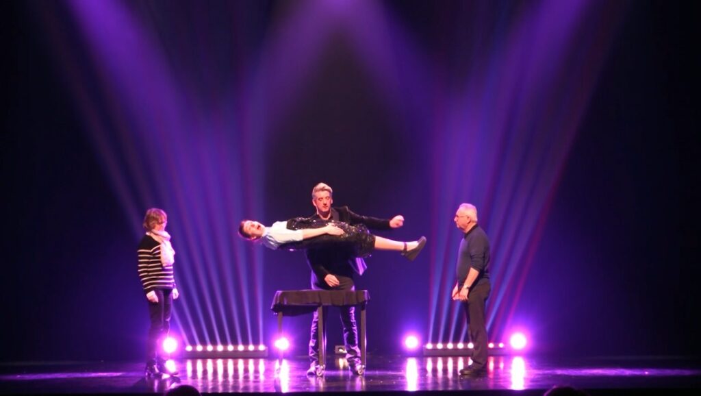 levitation sur scène